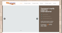 Desktop Screenshot of okcargo.ro